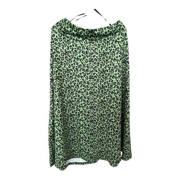 Green Leopard Skirt Size Small - Picture 5 of 8